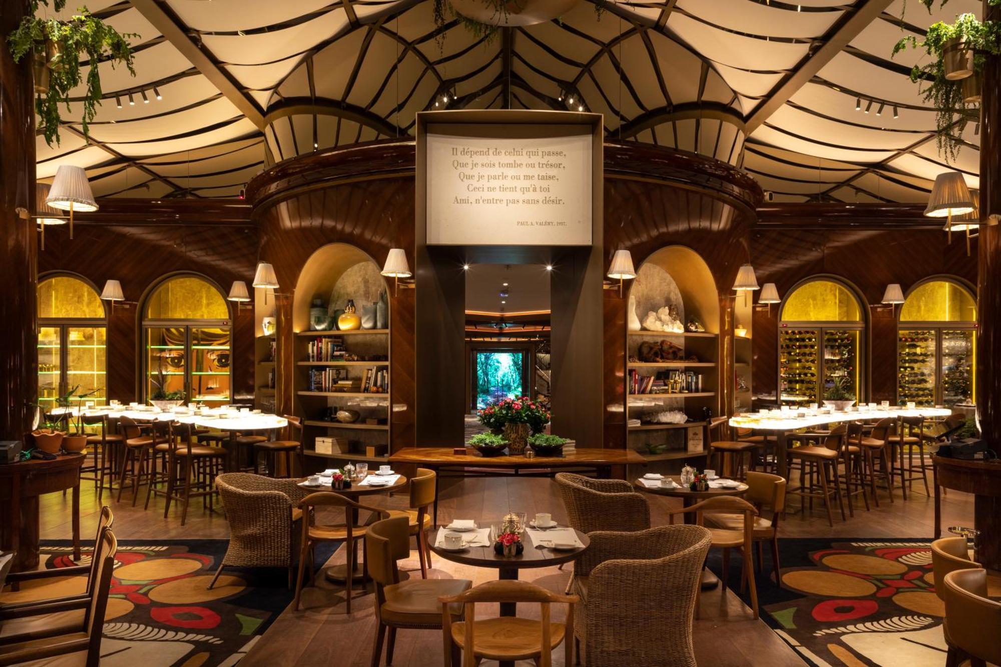 Rosewood Sao Paulo Hotel Bagian luar foto The interior of the restaurant