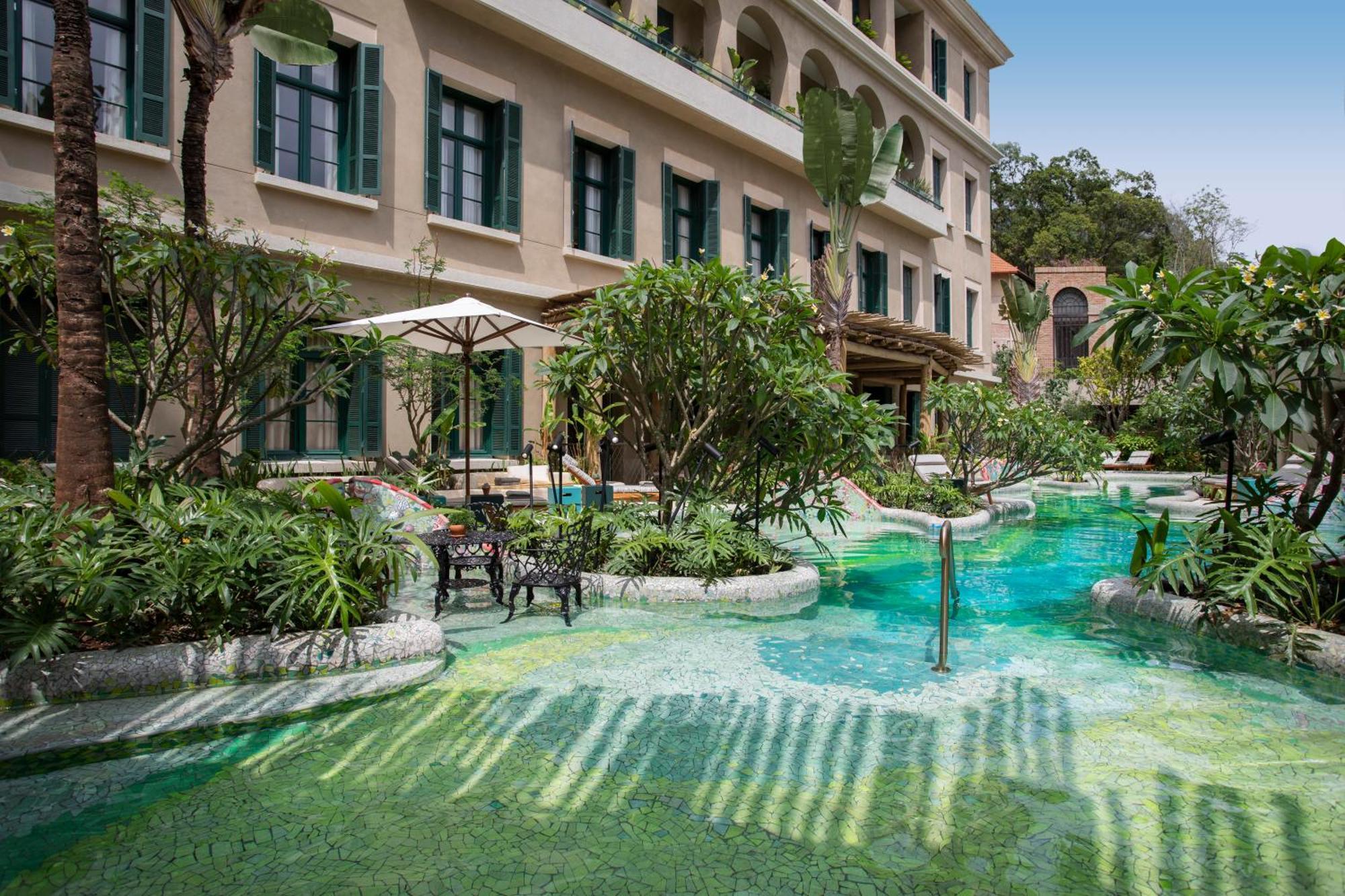 Rosewood Sao Paulo Hotel Bagian luar foto The hotel's pool