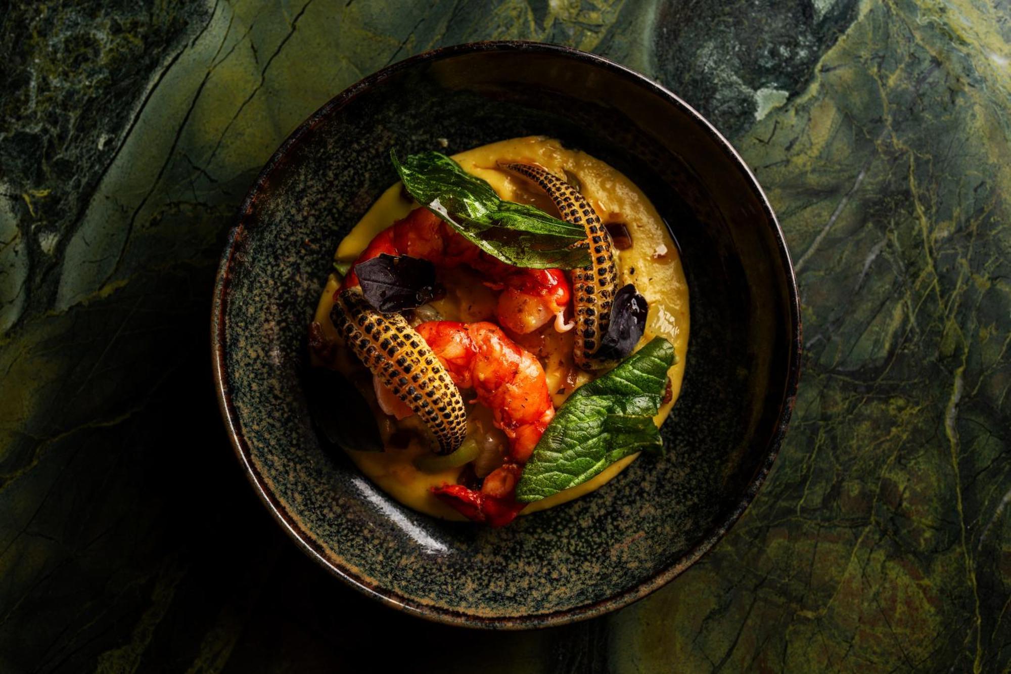 Rosewood Sao Paulo Hotel Bagian luar foto A dish at the restaurant